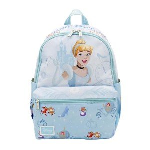 Wondapop - Cinderella 13"" Nylon Deluxe Daypack, Blue, A25232
