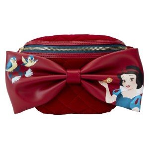 Loungefly Disney Snow White Classic Bow Velvet Belt Bag Fanny Pack