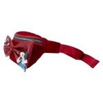 Loungefly Disney Snow White Classic Bow Velvet Belt Bag Fanny Pack