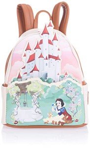 Loungefly Disney Snow White Castle Series Womens Double Strap Shoulder Bag Purse