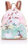 Loungefly Disney Snow White Castle Series Womens Double Strap Shoulder Bag Purse