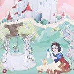 Loungefly Disney Snow White Castle Series Womens Double Strap Shoulder Bag Purse