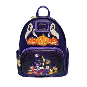 Loungefly Exclusive Disney Mickey and Friends Halloween Double Strap Shoulder Bag