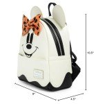 Loungefly Disney Ghost Minnie Mouse Glow in the Dark Cosplay Womens Double Strap Shoulder Bag Purse
