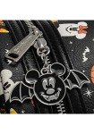 Loungefly Disney Mickey and Minnie Spooky Mice Adult Womens Double Strap Shoulder Bag Purse with Ears Headband