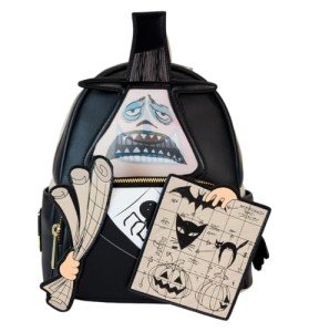 Loungefly Disney Nightmare Before Christmas Mayor with Plans Lenticular Mini Backpack