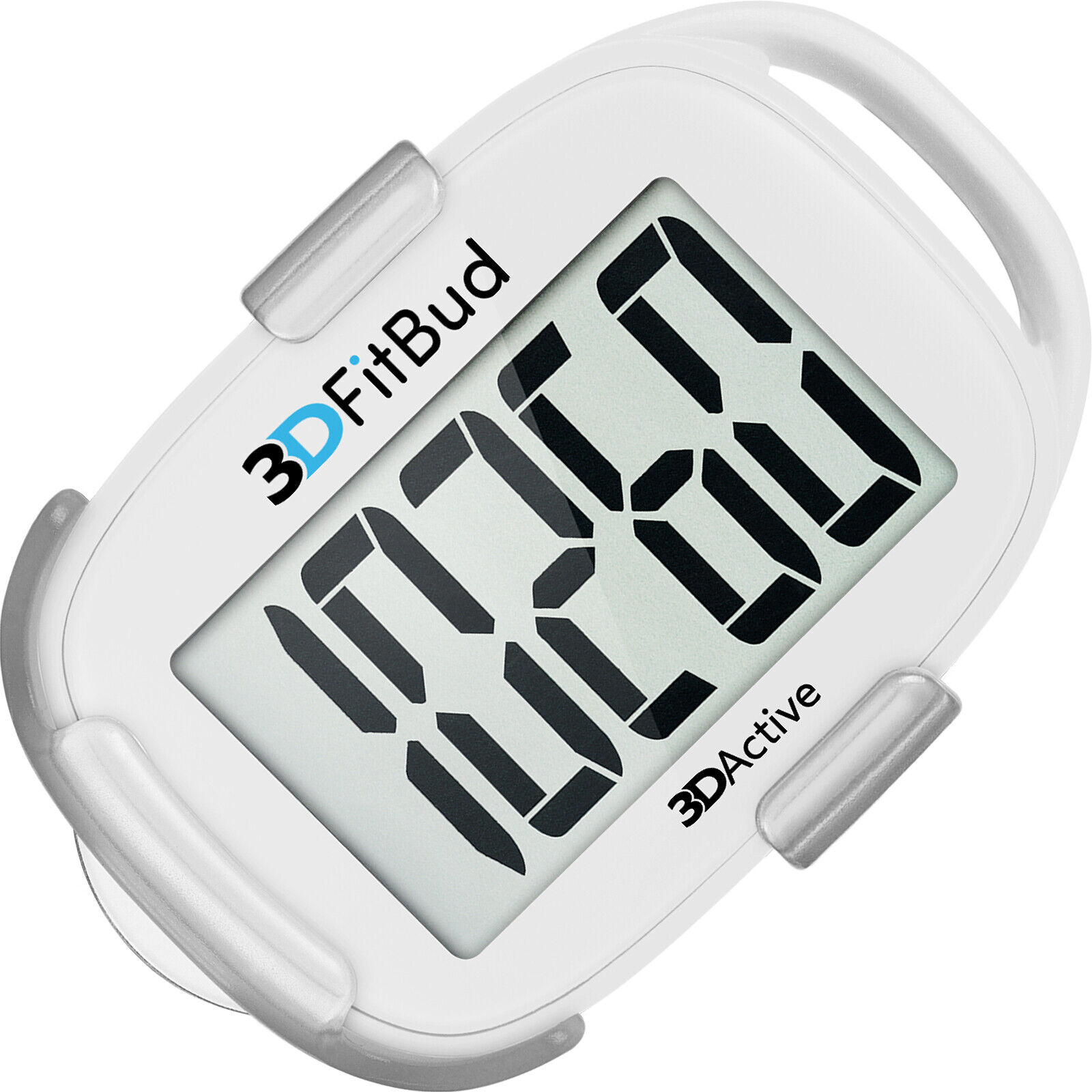 3DFitBud 3D Pedometer with Clip & Lanyard