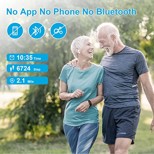 Waterproof Pedometer Watch for All Ages