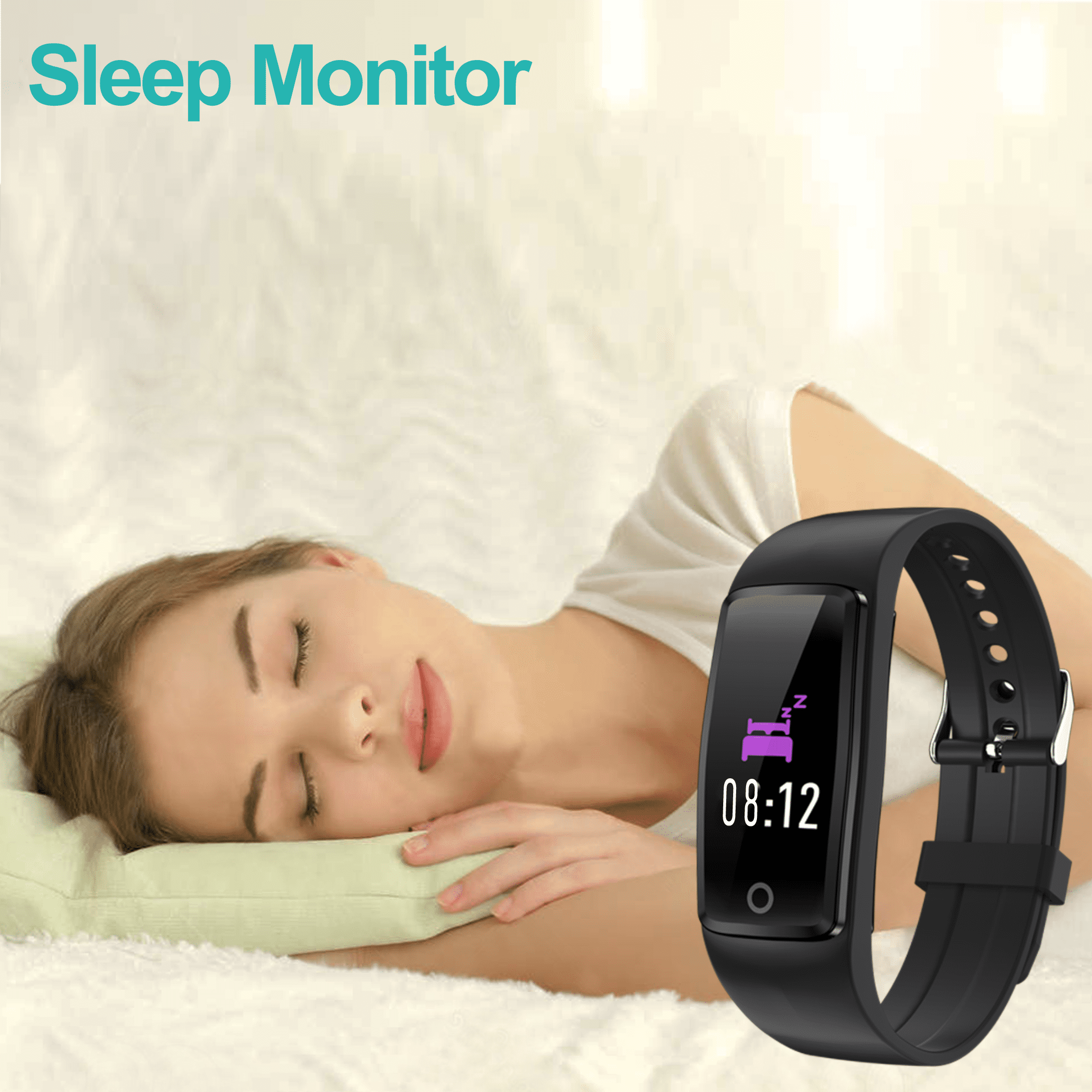 Waterproof Fitness Tracker Watch for Kids and Adults