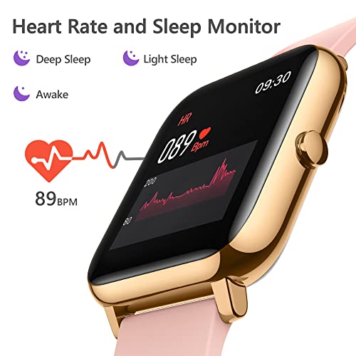 KALINCO Fitness Tracker Smartwatch - Heart & Health Monitor