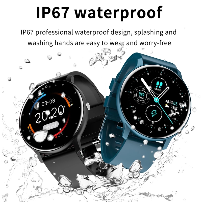 LIGE Smartwatch for Men - IP67 Waterproof, Bluetooth