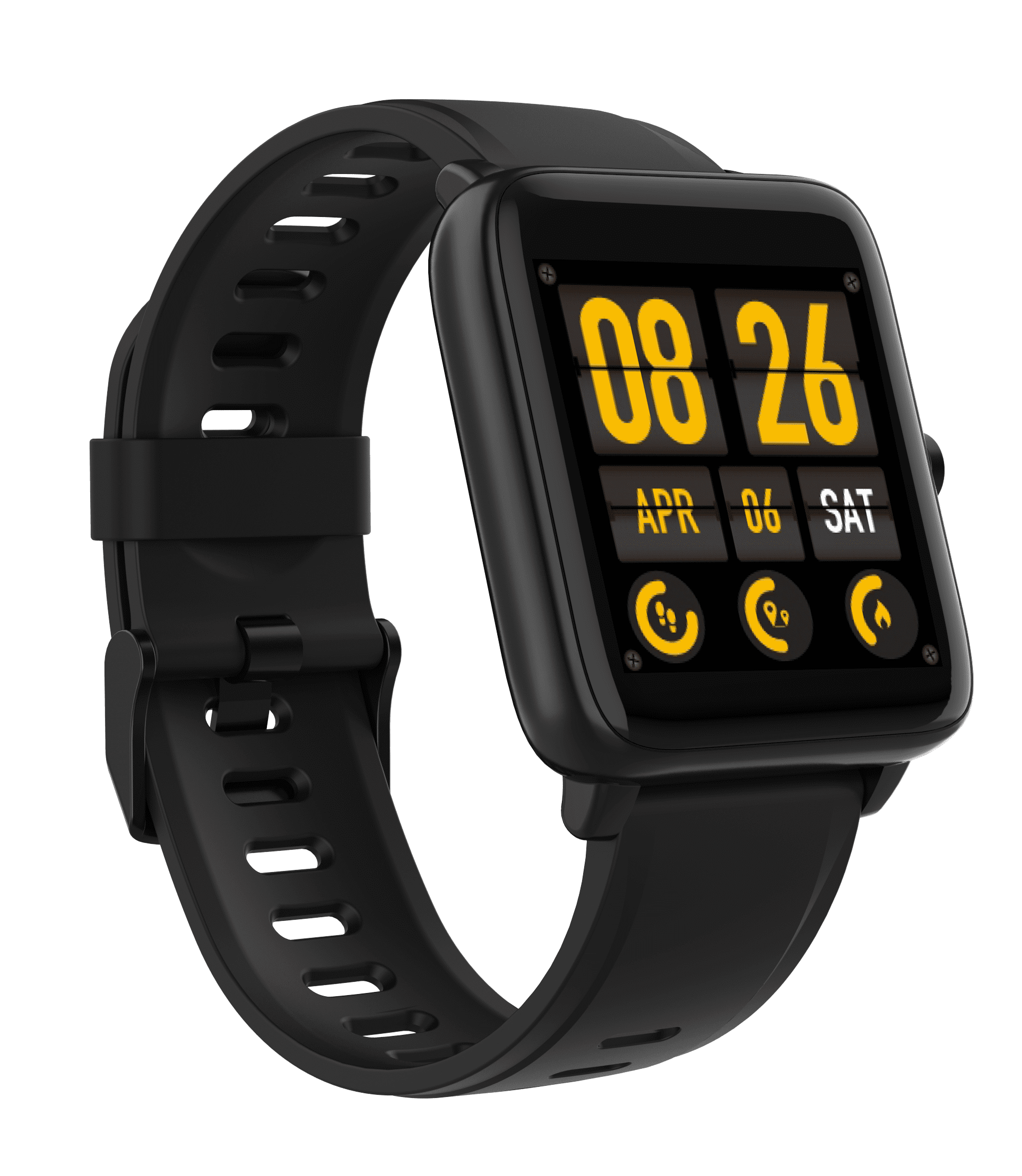 3Plus Vibe Lite Smartwatch (Black) with All-in-One Features