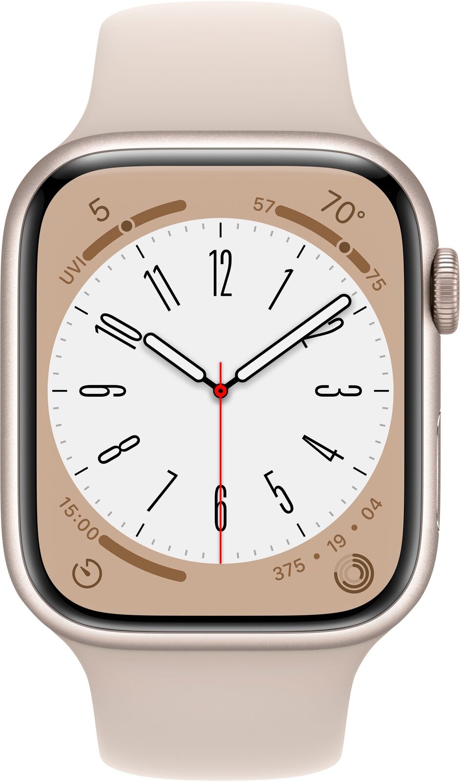 Apple Watch Gen 8 Starlight Sports Band