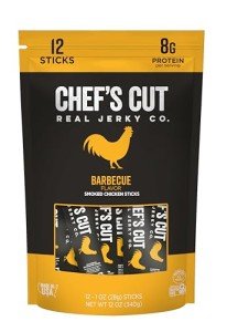 Smoked Barbecue Chicken Jerky Snack Sticks - 12ct