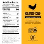 Smoked Barbecue Chicken Jerky Snack Sticks - 12ct