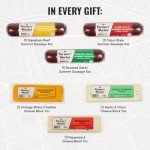 Holiday Charcuterie Box with Cheese and Sausage