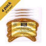 Lamb Merguez Sausage with Fennel & Mint - 4 Pack