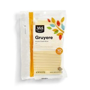 Whole Foods Market Gruyere Cheese Slices, 8 oz