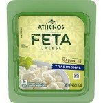 Athenos Crumbled Feta Cheese - 4 oz Tub