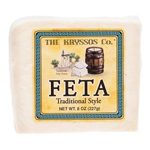 Kryssos Traditional Feta Cheese, 8 Ounces