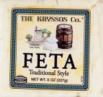 Kryssos Traditional Feta Cheese, 8 Ounces