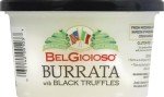 Belgioioso Black Truffle Burrata Cheese 8 oz