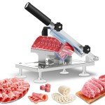 Stainless Steel Manual Frozen Meat Slicer