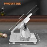 Stainless Steel Manual Frozen Meat Slicer
