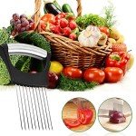 Onion Holder Slicer for Easy Vegetable Cutting