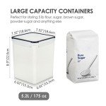 Vtopmart 5.2L Airtight Food Storage Containers (4 Pack)