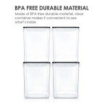Vtopmart 5.2L Airtight Food Storage Containers (4 Pack)