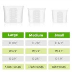 Silicone Food Storage Bags - 3 Pack Set