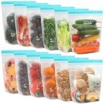 12 Pack Reusable Gallon Freezer Storage Bags