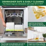 12 Pack Reusable Gallon Freezer Storage Bags