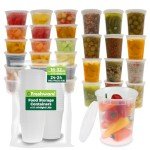 48-Pack Deli Food Storage Containers with Lids