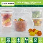 48-Pack Deli Food Storage Containers with Lids