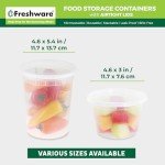48-Pack Deli Food Storage Containers with Lids