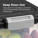 Airtight Pet Food Storage Container with Wheels