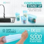 Silicone Food Storage Bags - Set of 6