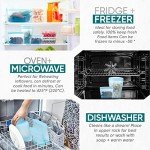 Silicone Food Storage Bags - Set of 6