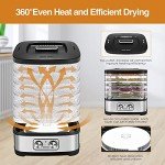 OSTBA Electric Food Dehydrator with 5 BPA-Free Trays