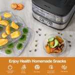 OSTBA Electric Food Dehydrator with 5 BPA-Free Trays