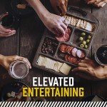 COLUMBUS Charcuterie Boards, Gourmet Meat and Cheese Tray for Entertaining, 12.5 Oz Charcuterie Tasting Board for Parties and Events