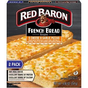 Red Baron, French Bread 5 Cheese and Garlic Pizza, 8.80 oz (Frozen)
