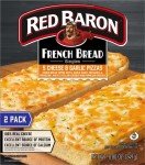 Red Baron, French Bread 5 Cheese and Garlic Pizza, 8.80 oz (Frozen)