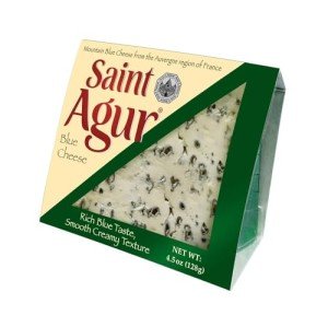 Generic St Agur Saint Agur Blue Cheese Wedge, 4.5OZ, 7 Pack