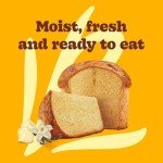 Bauducco Mini Panettone Vanilla, Moist & Fresh Traditional Italian Recipe, Italian Traditional Holiday Cake, 2.8 oz