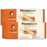 Matilde Vicenzi Vicenzovo Ladyfingers 14.10oz - Classic Italian Biscuits, Ladyfingers Cookies for Tiramisu, Kosher Dairy Cookies, Italian Bakery Dessert Gifts For Special Occasions 7.05 oz (200g), 2Pk