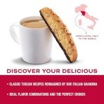 Nonni's Cioccolati Biscotti - Individually Wrapped Italian Almond & Dark Chocolate Cookies - Kosher Coffee Biscotti - 21 oz