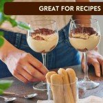 Matilde Vicenzi Vicenzovo Ladyfingers 14.10oz - Classic Italian Biscuits, Ladyfingers Cookies for Tiramisu, Kosher Dairy Cookies, Italian Bakery Dessert Gifts For Special Occasions 7.05 oz (200g), 2Pk